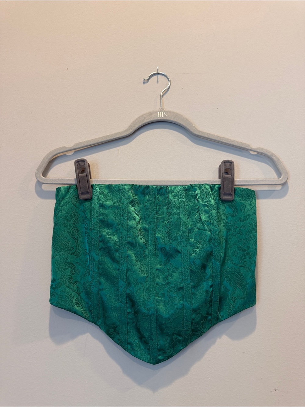 Princess Polly green corset top